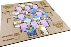 Playmat MDF para 7 Wonders Duel - Modelo 1 - Sem Case - Caixinha Boardgames