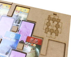Playmat MDF para 7 Wonders Duel - sem case