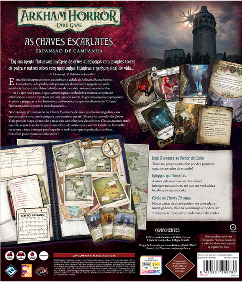 As Chaves Escarlates - Expansão Campanha Arkham Horror: Card Game