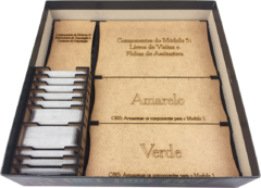 Organizador para As Tabernas do Vale Profundo (encomenda) - Caixinha Boardgames