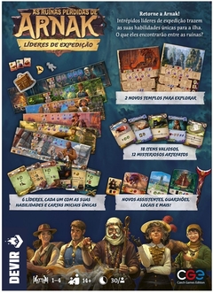 Líderes de Expedição - Expansão As Ruínas Perdidas de Arnak - comprar online