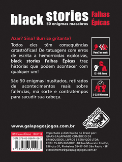Histórias Sinistras: Falhas Épicas - comprar online