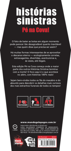 Histórias Sinistras: Pé na Cova - comprar online