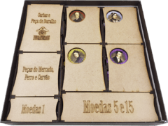 Organizador para Brass: Lancashire (encomenda) - Caixinha Boardgames