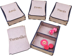 Organizador para The Castles of Burgundy (encomenda) - Caixinha Boardgames