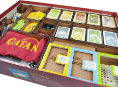 Organizador MDF para Catan Plus - Caixinha Boardgames