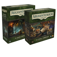Combo A Cidade Submersa Campanha E Investigador - Expansão Arkham Horror Card Game (pré-venda)