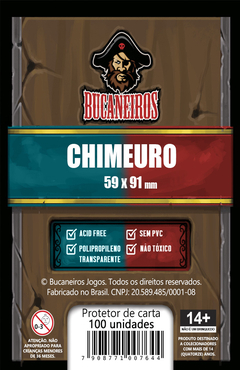 Sleeve Bucaneiros Chimeuro 59 x 91 mm - 100 unidades