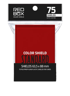 Sleeve Shield Redbox Padrão Vermelho 63,5 x 88 mm - 75 unidades