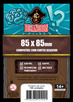Sleeve Bucaneiros 85 x 85 mm para Cortex - 100 unidades