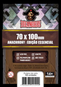 Sleeve Bucaneiros 70 x 100 mm Anachrony: Edição Essencial - 20 unidades