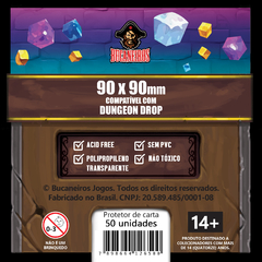 Sleeve Bucaneiros 90 x 90 mm Dungeon Drop - 50 unidades