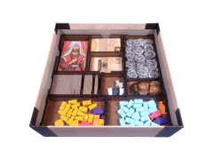 Organizador MDF para Esdras e Neemias + Elástico Board Band - Caixinha Boardgames