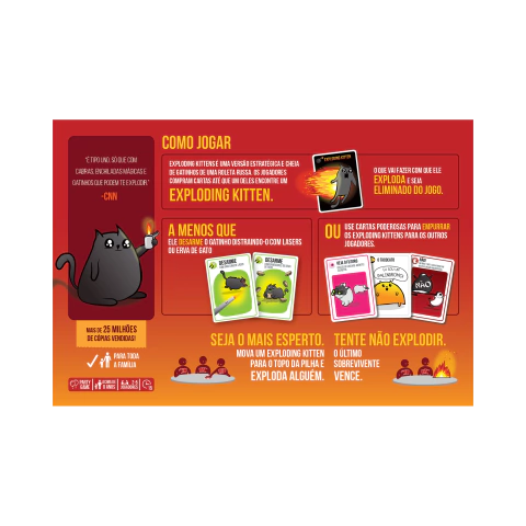 Exploding Kittens - Edição Revisada - comprar online