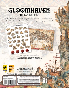 Gloomhaven: Presas do Leão: Adesivos Removíveis - comprar online