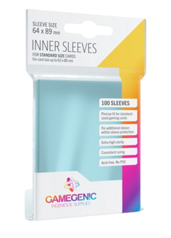 Sleeve Gamegenic Inner Sleeve Padrão 63,5 x 88 mm - 100 unidades