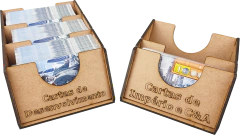 Organizador para It's A Wonderful World (encomenda) - Caixinha Boardgames