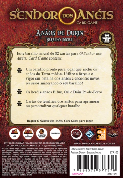 Anãos de Durin: Exp Senhor Dos Anéis Card Game - comprar online