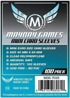 Sleeve Mayday Mini Euro 45 x 68 mm - 100 unidades - comprar online