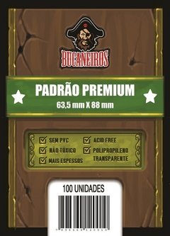 Sleeve Bucaneiros Premium Padrão 63,5 x 88 mm - 100 unidades - comprar online