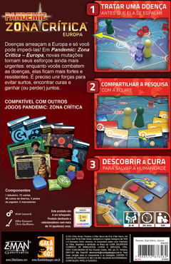 Pandemic: Zona Crítica Europa - comprar online