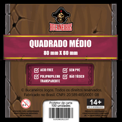 Sleeve Bucaneiros Quadrado Médio 80 x 80 mm - 100 unidades - comprar online