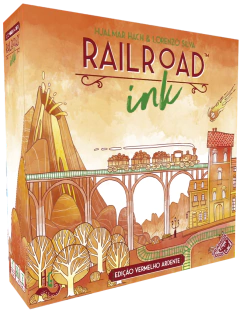 Railroad Ink: Vermelho Ardente