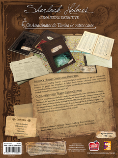 Sherlock Holmes Consulting Detective: Os Assassinatos do Tâmisa & Outros Casos - comprar online