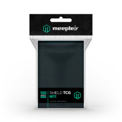 Sleeve Shield MeepleBR TCG Matte 66 x 91 mm - 100 unidades - Caixinha Boardgames