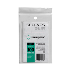 Sleeve Meeple BR Slim USA Padrão 56 x 87 mm - 100 unidades