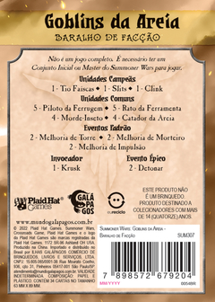 Summoner Wars: Goblins da Areia - Baralho de Facção - comprar online