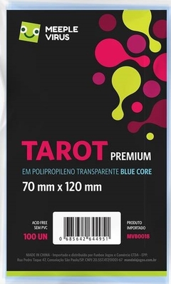 Sleeve Blue Core Premium Tarot 70 x 120 mm - 100 unidades