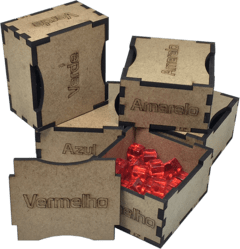 Organizador MDF para Terraforming Mars + DashBoards em MDF