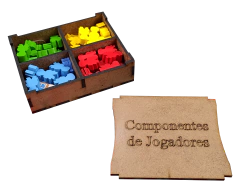 Organizador MDF para Red Cathedral - Modelo 2 - loja online
