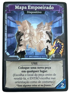 Mapa Empoeirado - Carta Promo Clank!