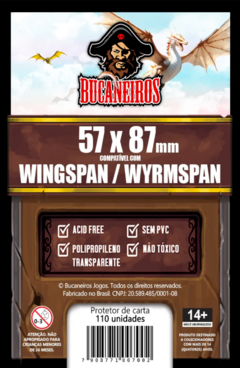 Sleeve Bucaneiros 57 x 87 mm Wingspan Wyrmspan - 110 unidades