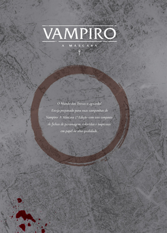 Vampiro: A Máscara - Ficha de Personagem - comprar online