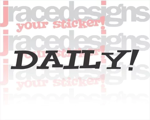 A59 - Adesivo Daily