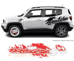 Faixa Lateral Adesivo Jeep Renegade Destroy