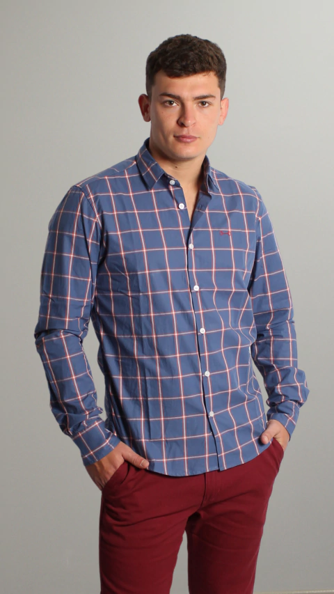 CAMISA SLIM FIT CUADRILLE 60/1 (CAS004D254)