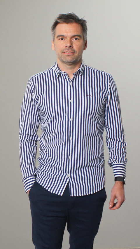 CAMISA SLIM FIT RAYADA 6mm (CAS003D6253)