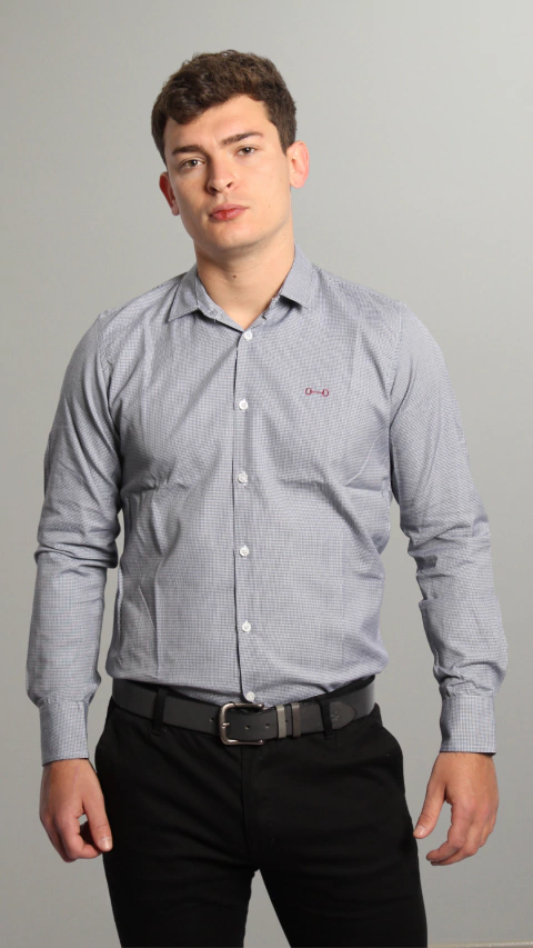 CAMISA SLIM FIT CUADROS (CAS004E221)