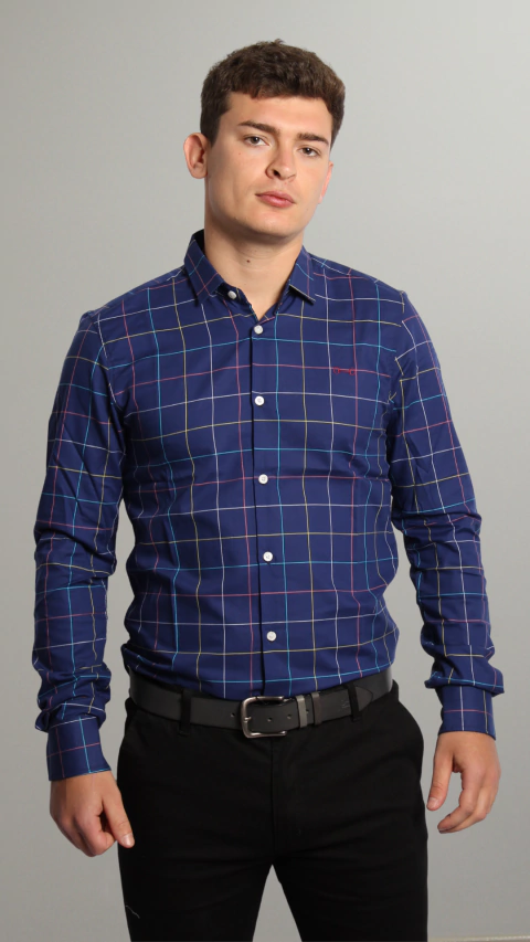 CAMISA SLIM FIT ESCOSES 60/1 (CAS004D241)