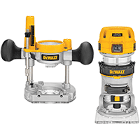 Tupia Compacta com Base Fixa e Ajustável DWP611PK dewalt