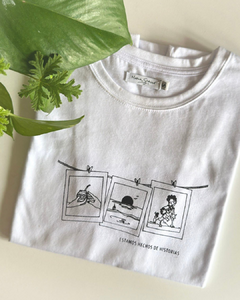 Remera 100% algodón unisex. Estampada con diseño único. Curva de talles. Buenos Aires Argentina