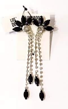 Par de Aros Enriqueta negros