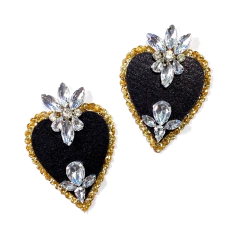 Par de aros Amorupo negro en internet