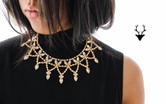 Collar Concreto 4 oro