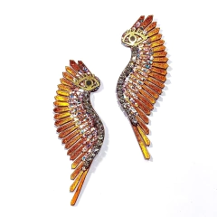 Par de aros Seahorse Cobre