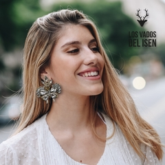 Par de aros Haley Cristal
